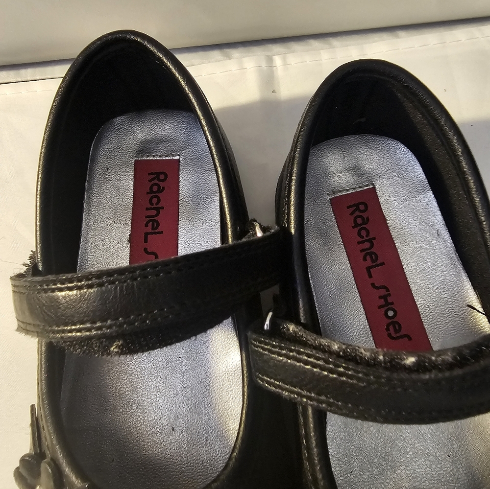 Rachel's Shoes Girls' Mary Jane Black Dress Shoes Size 11 Girls' - Picture 4 of 9